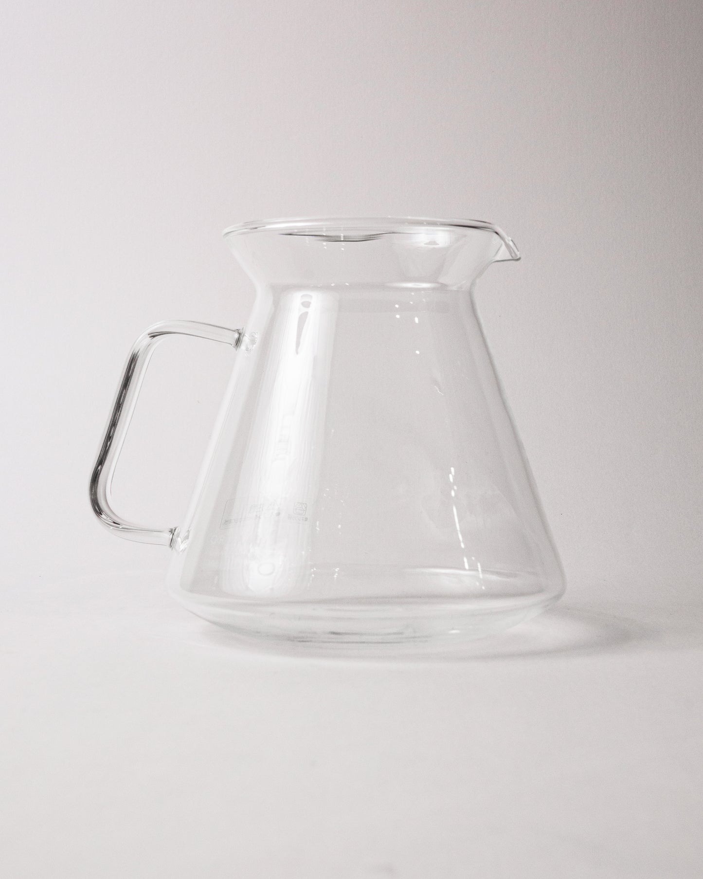 Origami Glass Coffee Server with HARIO