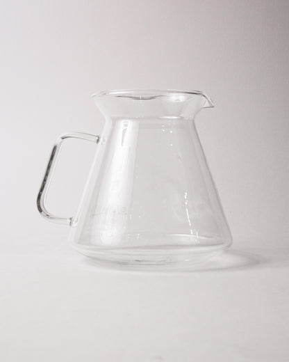 Origami Glass Coffee Server with HARIO